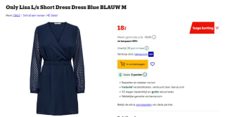 Only Lisa jurk (maat M) voor €18 bij Bol
