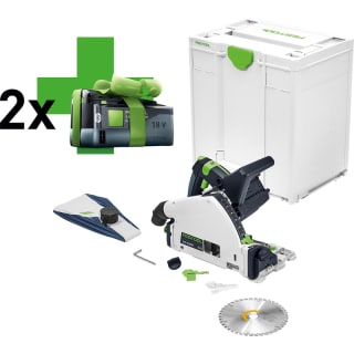 Festool TSC 55 KEB-Basic accu invalcirkelzaag machine + 2x accu 18-36V Li-ion voor €519,65 bij Toolstation