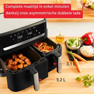 Tefal Dual Easy Fry & Grill EY905B - Heteluchtfriteuse voor €121,19 na cashback bij Amazon