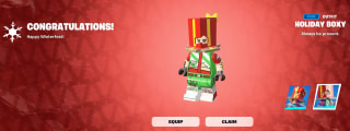 Gratis Fortnite skin: Holiday Boxy