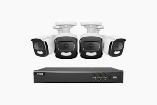 Kit de surveillance PoE 4K à 8 canaux avec 5 caméras, Détection Personne-Véhicule, Microphone intégré, Vision nocturne EXIR 2.0, Champ de vision de 123°, RTSP et ONVIF pris en charge pour 475,99€ chez Annke