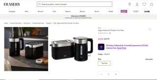 EGL Vogue Kettle and Toaster Twin Pack - £10.99