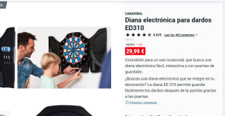 Diana electrónica para dardos ED310 por 29.99€