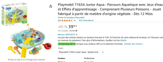 Playmobil Junior Aqua Splash en Leer wateravonturenset (71654) voor €39,99 bij Amazon