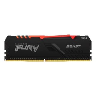 Memória da Kingston, modelo Fury Beast RGB de 16GB e 3200MHz - R$ 269,99