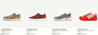 Tot 50% korting tijdens de sale bij Ecco