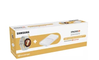 Montre connectée Samsung Galaxy Watch 7 - 40mm (Crème) + Chargeur induction Samsung Pad Duo à 299€