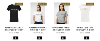 Tot 80% korting tijdens de sale bij Supertrash