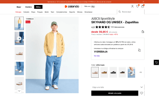 ASICS SportStyle Skyhand OG Unisex por 48,41€