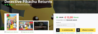Detective Pikachu Returns Nintendo Switch voor €13,99 bij Nedgame
