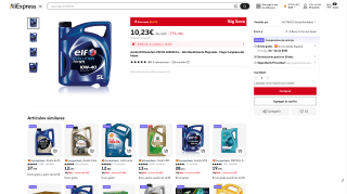 Aceite Elf Evolution 700 Sti 10W40 5 L por 10,23€