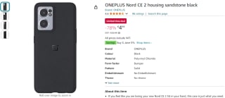Oneplus Nord CE 2 hoesje voor €4,99 bij Amazon NL