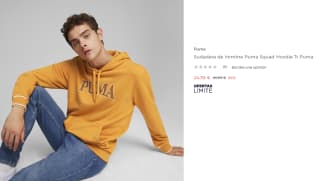 Sudadera de hombre Puma Squad Hoodie Tr Puma por 24.38€