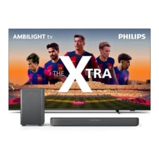 TV Philips Ambilight 65" 4K con Barra de Sonido por 899€