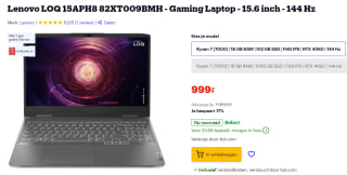 Lenovo LOQ 15APH8 82XT009BMH - Gaming Laptop - 15.6 inch voor €999 bij Bol.com