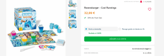Juego de mesa para Niños Ravensburger - Cool Runnings por 23.09€