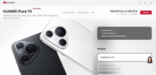 Smartphone 6.8" Huawei Pura 70 Ultra - OLED 120Hz (2844x1260), Kirin 9010, RAM 16 Go, 512 Go, 50+40+50 MP, 5200mAh/100W à 799€