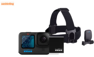 GoPro HERO 11 Black + Head Strap + Enduro Battery voor €284 bij Coolblue