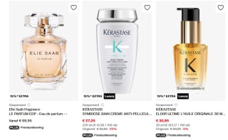 15% extra korting op beauty items bij Zalando