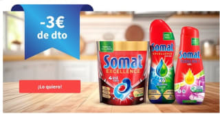 3€ dto en productos Somat