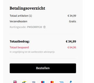 Levi's XX Chino Standard II heren broek voor €34,99 dmv code bij Otrium