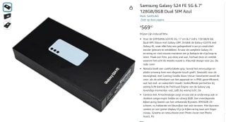 Samsung Galaxy S24 FE 128GB voor €569,80 bij Amazon