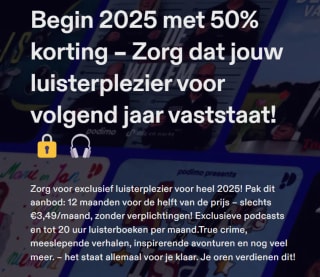 12 maanden Podimo met 50% korting
