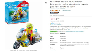 Playmobil City Life 71205 Moto de Emergencias con luz Intermitente por 8,54€