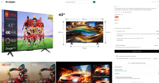 TV TCL 43P755 43" 4K por tan solo 244€