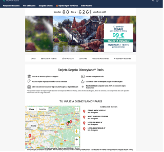 Disneyland París Hotel 4* con desayunos y entradas al parque desde 99€ PxPm2