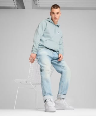 Sudadera con capucha Essentials+ Small Logo bicolor Hombre por 24,95€