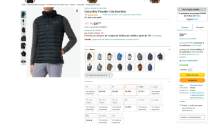 Chaqueta Columbia Powder Lite hombre por solo 64,99€
