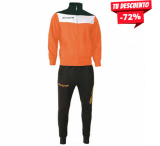 Givova Tuta Campo naranja y negro a 11,19€