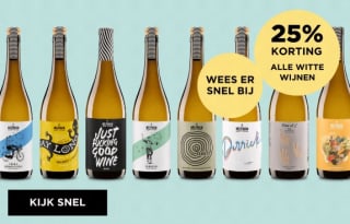 25% korting op alle witte wijnen bij Neleman