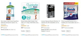 Ofertazas 2x1 en amazon en Cafés, suavizantes, Finish y mas cosas