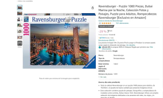 Puzzle de 1500 piezas Dubai Marina marca Ravensburger por 7,34€