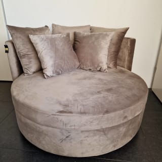 Fayen Velvet Sand fauteuil half rond