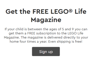 LEGO Life Magazine gratis