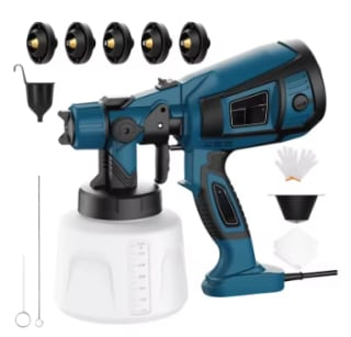 Pistola pulverizadora eléctrica de 1400ml con 850W por 14,39€
