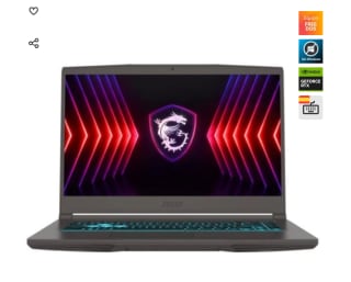 Portátil MSI Thin A15 B7VE-071XES AMD Ryzen 5 7535HS/16GB/512GB SSD/RTX 4050/15.6" por solo 739€