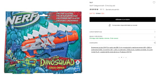 Pistola Nerf Stegosmash DinoSquad por 6.67€