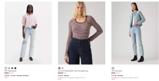 Tot 50% korting + 15% extra korting met de code in de sale bij Levi's
