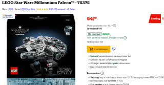 LEGO Star Wars 75375 Millennium Falcon™ voor €54,99 bij bol