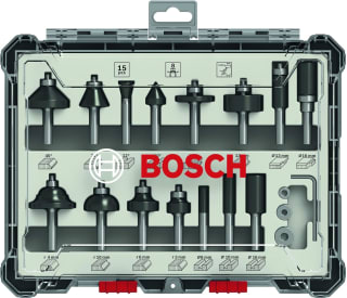 Bosch 2607017472 15-delige Frezenset in cassette - 8mmvoor €49,99 met Amazon prime