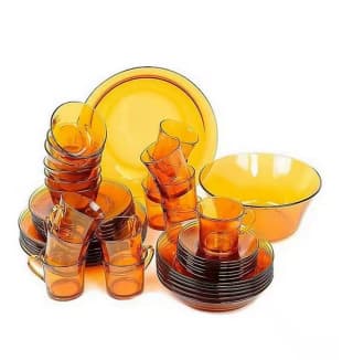 Set Completo de Vajilla Duralex de Vidrio Templado 44 Piezas por solo 69,39€