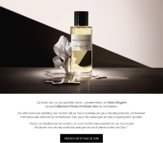 Gratis staaltje Dior Bois d'Argent parfum