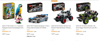 50% korting op 1 Lego artikel bij aankoop van 2 Lego artikelen bij Amazon