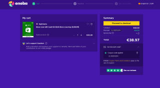 Xbox Live Gift Card 50€ Xbox Live Key EUROPE por solo 38,97€