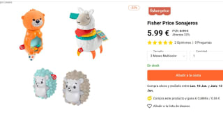 Marca Fisher Price Sonajeros por 5,99€