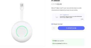HomeWizard - Wi-Fi Energie Monitor voor €24,95